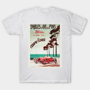 Sables-d'Or-les-Pins France Vintage Poster 1927 T-Shirt